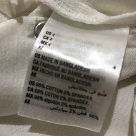 INC High-waisted Ivory Flared/bell bottom Stretch Jeans - Picture 7 of 7